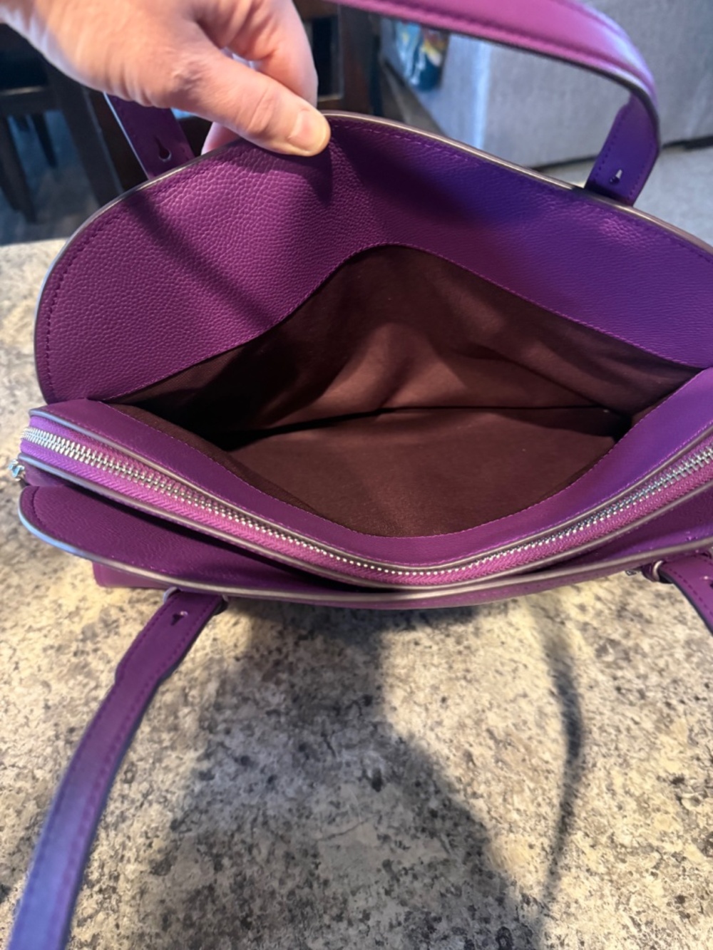 Kate Spade Purple Maise Carryall - Picture 5 of 11
